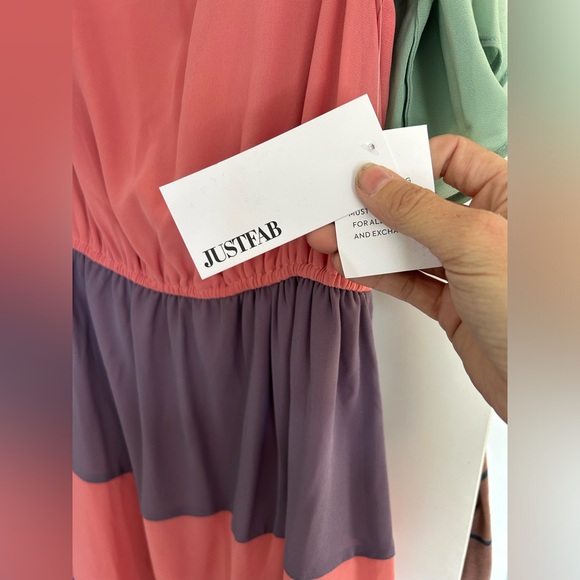 Just fab sheet colour block dress - Picture 3 of 4